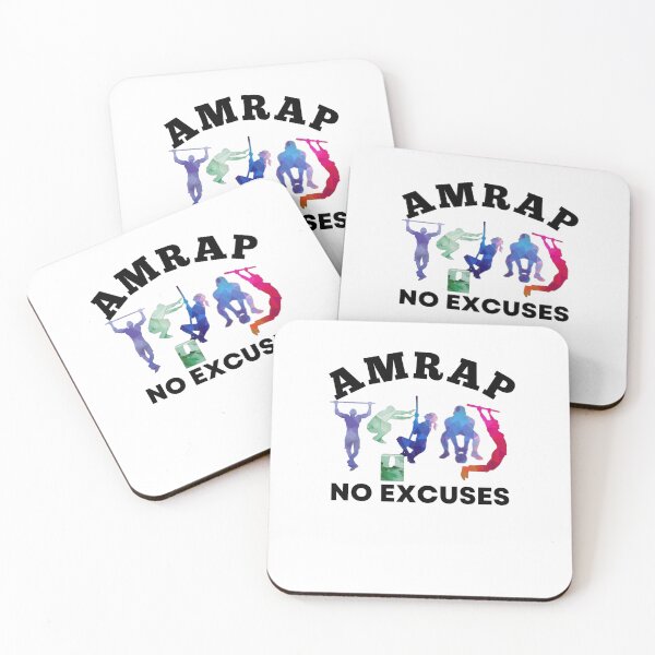 Item preview, No Excuses AMRAP The Fittest Games Bootcamp For Him designed and sold by Desiznn.
