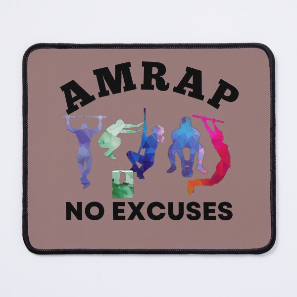 Item preview, No Excuses AMRAP The Fittest Games Bootcamp For Him designed and sold by Desiznn.