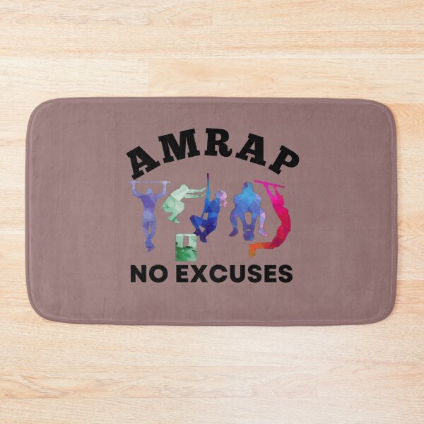 Item preview, No Excuses AMRAP The Fittest Games Bootcamp For Him designed and sold by Desiznn.