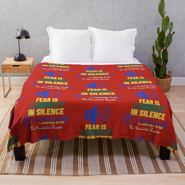 Item preview, Fear is LOUDEST in Silence - Red designed and sold by TheReporter1.