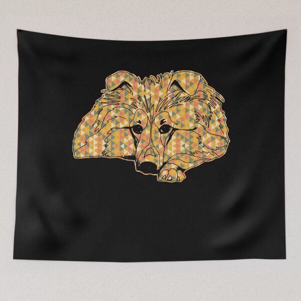 Item preview, Shetland Sheepdog - Shetland Sheepdog Geometric designed and sold by UnknownArtistt.