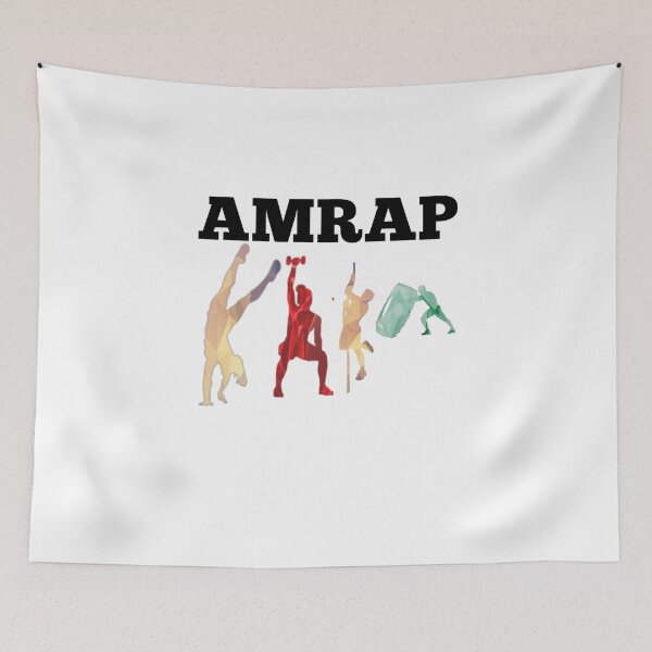 Item preview, No Excuses AMRAP The Fittest Workout Bootcamp For Him designed and sold by Desiznn.
