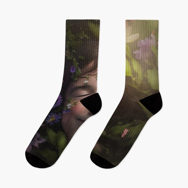 Item preview, A Happy Young Child Surrounded by Flowers designed and sold by Daniel Leighton.