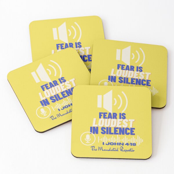Item preview, Fear is LOUDEST in Silence - Yellow designed and sold by TheReporter1.