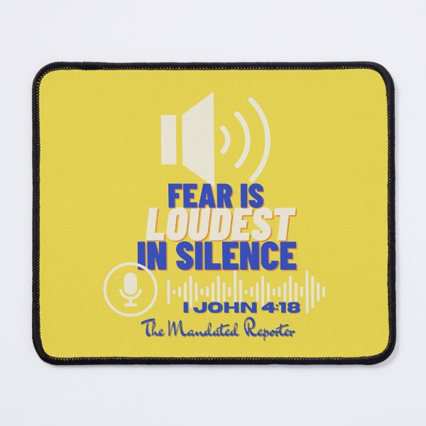 Item preview, Fear is LOUDEST in Silence - Yellow designed and sold by TheReporter1.