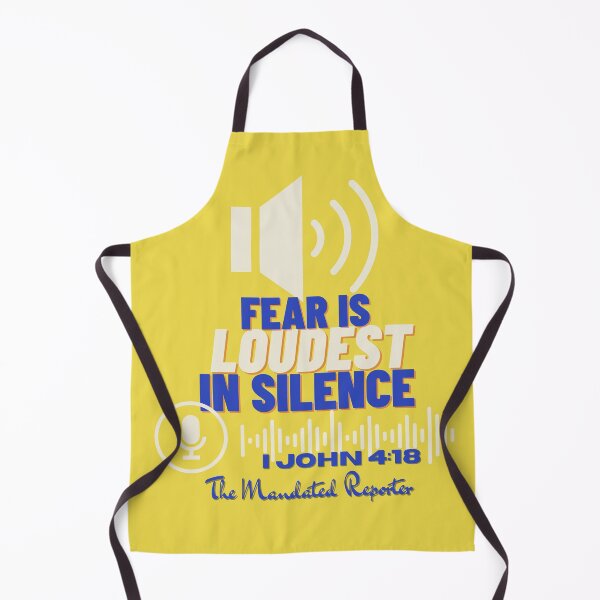 Item preview, Fear is LOUDEST in Silence - Yellow designed and sold by TheReporter1.