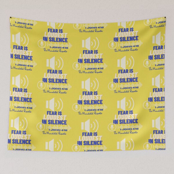 Item preview, Fear is LOUDEST in Silence - Yellow designed and sold by TheReporter1.