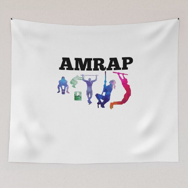Item preview, No Excuses AMRAP The Fittest Workout Bootcamp For Her designed and sold by Desiznn.