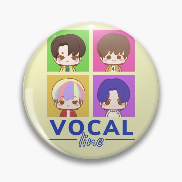 Item preview, Cute Kawaii Superdeformed Chibi BTS Vocal Line designed and sold by jmicasa.