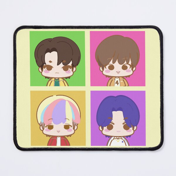 Item preview, Cute Kawaii Superdeformed Chibi BTS Vocal Line designed and sold by jmicasa.