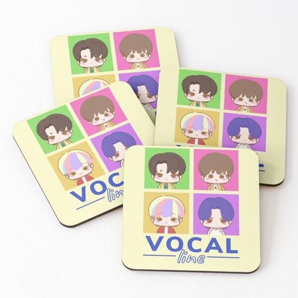 Item preview, Cute Kawaii Superdeformed Chibi BTS Vocal Line designed and sold by jmicasa.