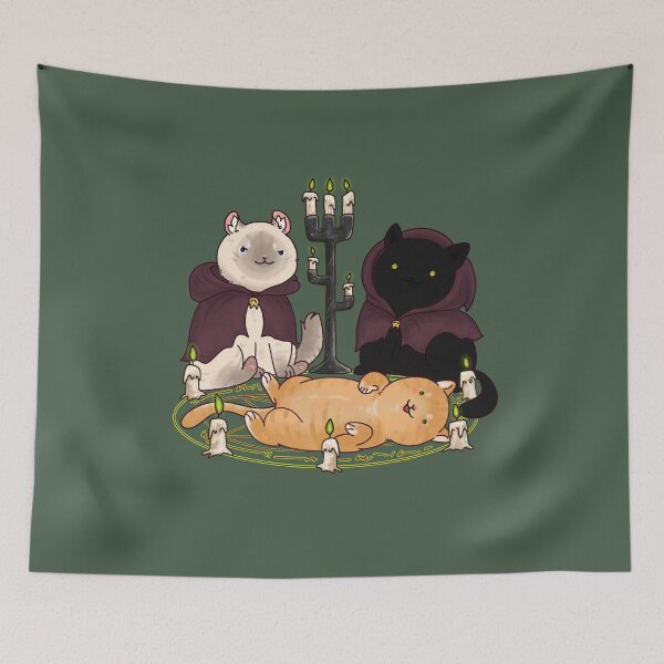 Item preview, Practice Safe Nekomancing Cats designed and sold by matchacha-art.