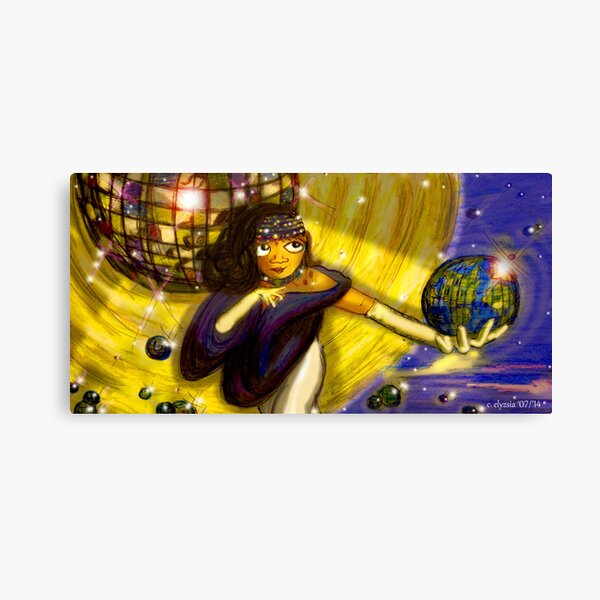 Delia, The World is Yours! Canvas Print