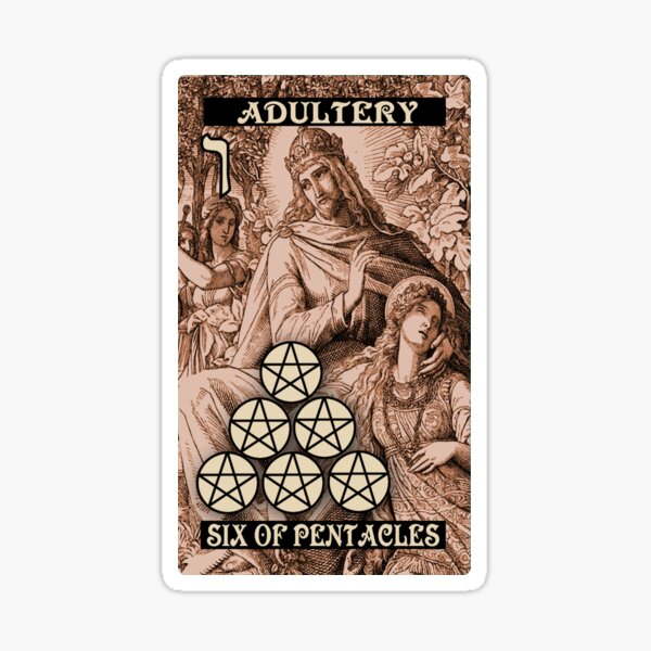 Item preview, Six of Pentacles Tarot Card - Tarot of the Most High designed and sold by Proverbs812.