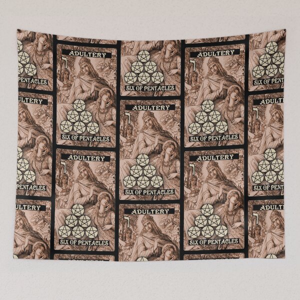 Item preview, Six of Pentacles Tarot Card - Tarot of the Most High designed and sold by Proverbs812.