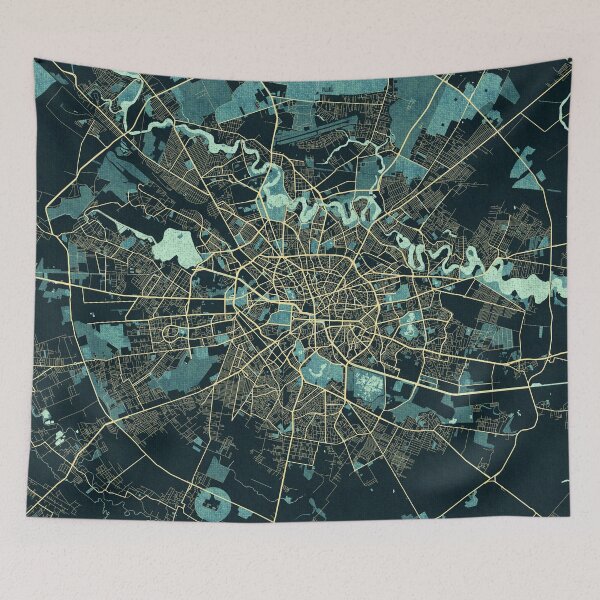 Item preview, Bucharest City Map of Romania - Summer designed and sold by deMAP.