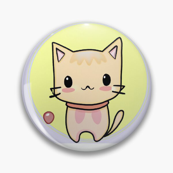 Artikelvorschau, Kawaii Cartoon-Katze süß entworfen und verkauft von StickerBird.