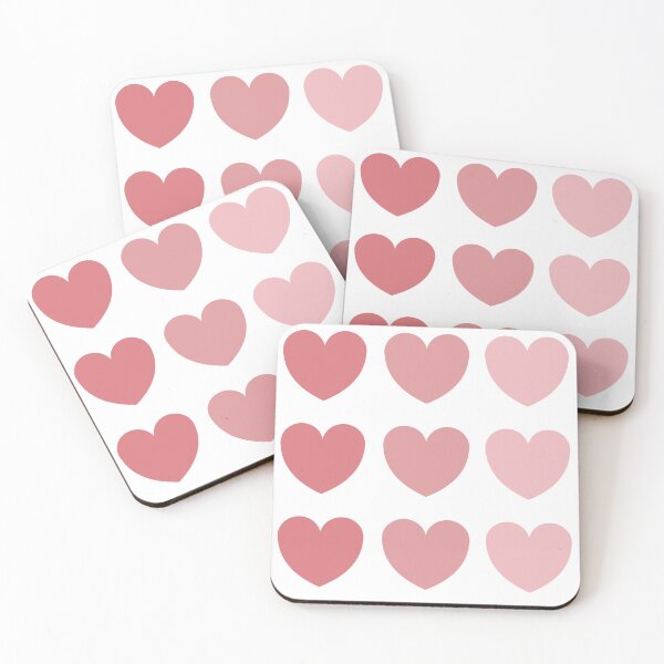 Item preview, 3 Hearts - pink (patterned) designed and sold by Lorelle Gifts.