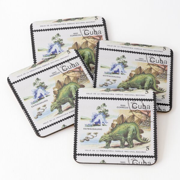 Item preview, Cuba Dinosaurio Sello Estegosaurio designed and sold by 2AGoodHome.