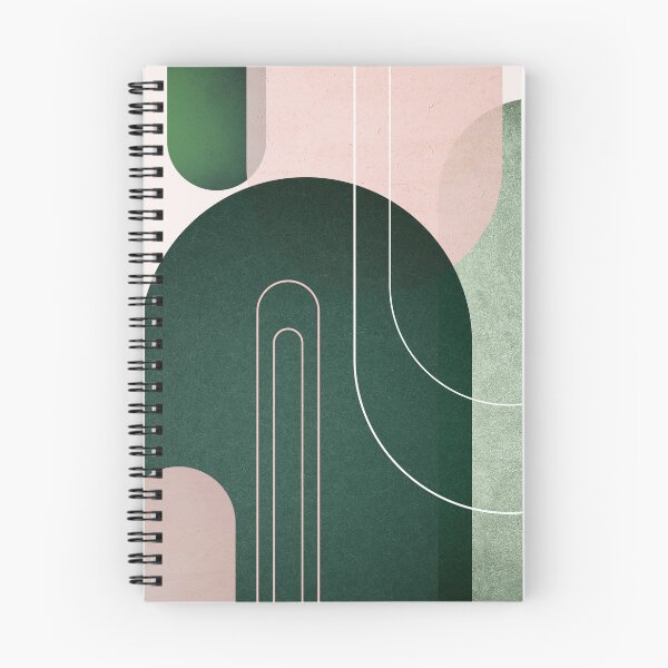 Item preview, Mid Century Arches in Pink and Green 3 designed and sold by UrbanEpiphany.