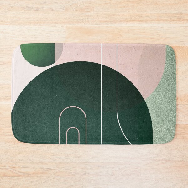 Item preview, Mid Century Arches in Pink and Green 3 designed and sold by UrbanEpiphany.