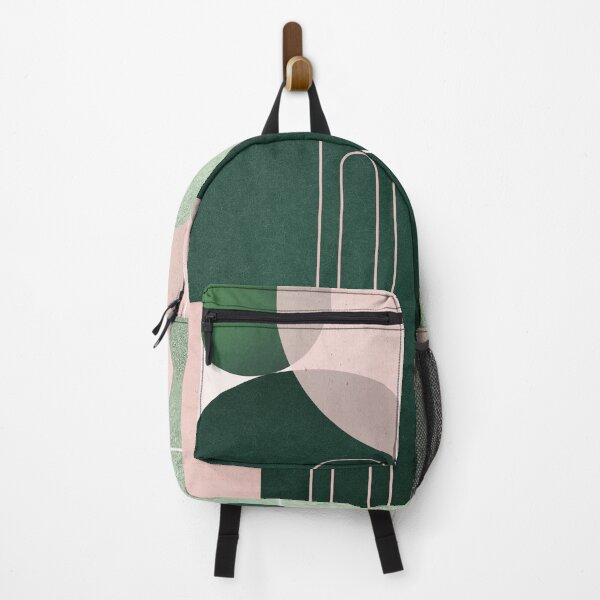Item preview, Mid Century Arches in Pink and Green 3 designed and sold by UrbanEpiphany.