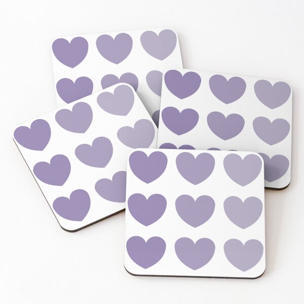 Item preview, 3 Hearts - purple (patterned) designed and sold by Lorelle Gifts.