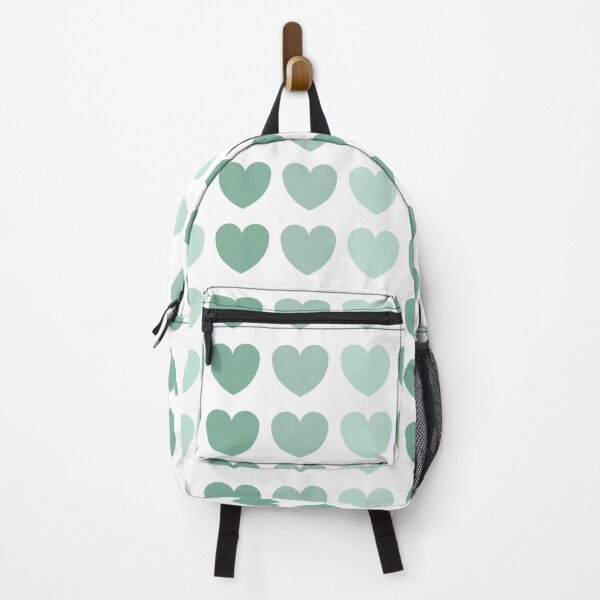 Item preview, 3 Hearts - teal (patterned) designed and sold by Lorelle Gifts.
