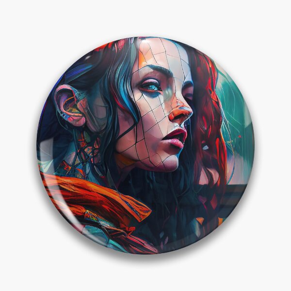 Item preview, Ai Generated beautiful Woman as Modern Art Poster designed and sold by WartonnoArt.