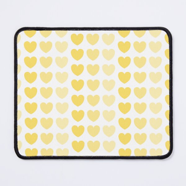 Item preview, 3 Hearts - yellow (patterned) designed and sold by Lorelle Gifts.