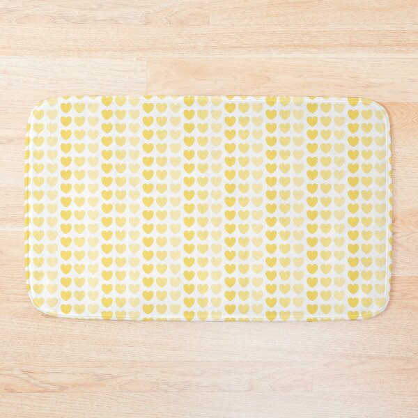 Item preview, 3 Hearts - yellow (patterned) designed and sold by Lorelle Gifts.