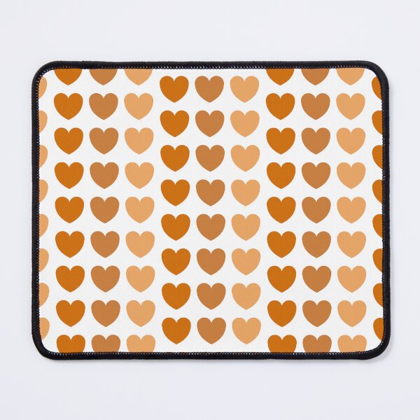 Item preview, 3 Hearts - orange (patterned) designed and sold by Lorelle Gifts.