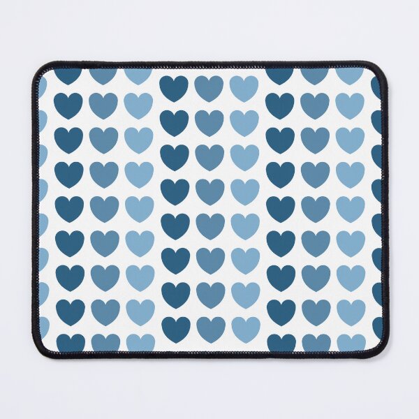 Item preview, 3 Hearts - blue (patterned) designed and sold by Lorelle Gifts.