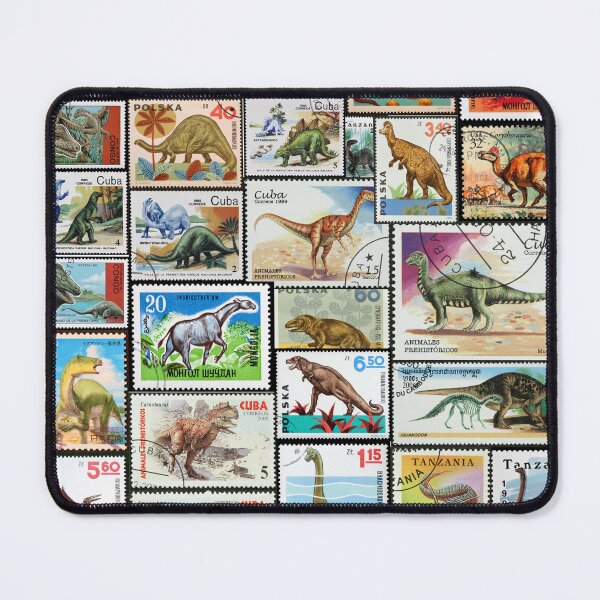 Item preview, Dinosaur Stamp collage designed and sold by 2AGoodHome.