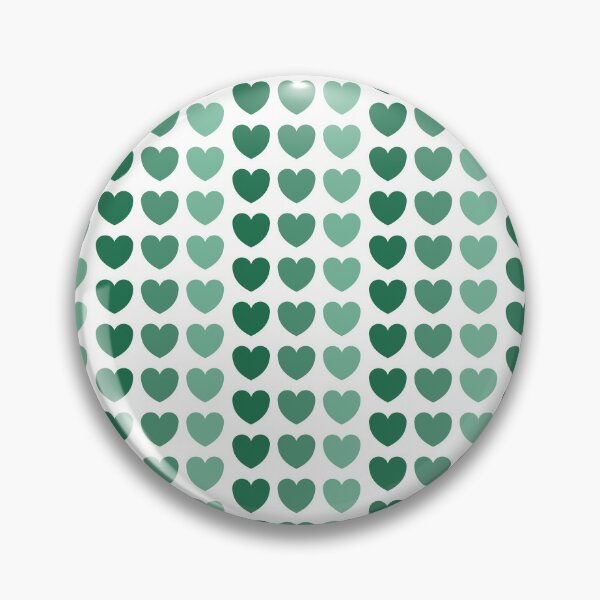 Item preview, 3 Hearts - green (patterned) designed and sold by Lorelle Gifts.