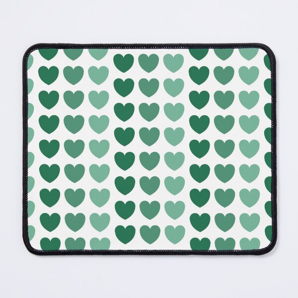 Item preview, 3 Hearts - green (patterned) designed and sold by Lorelle Gifts.