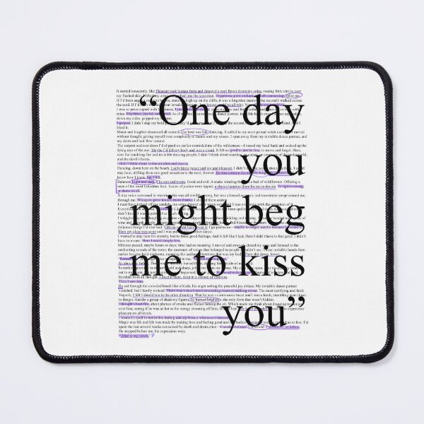 Item preview, Might Beg Me to Kiss You - KOTW Annotated  designed and sold by bookswithjulz.