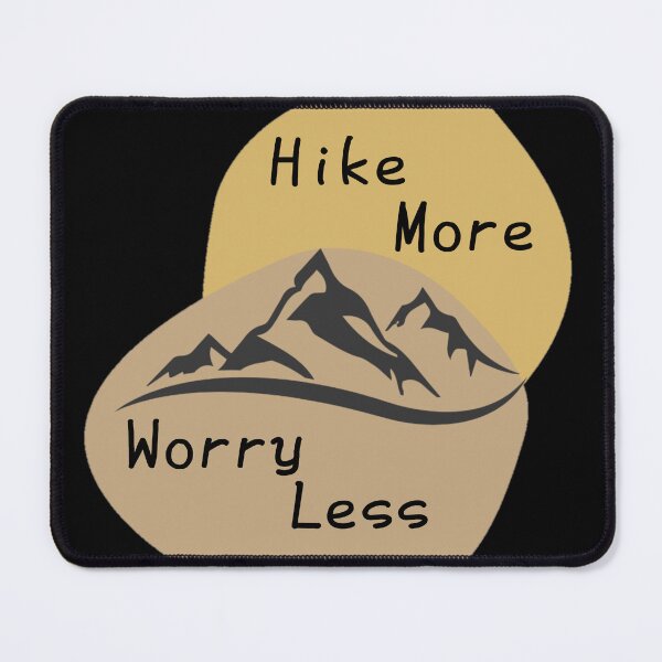 Item preview, Hike more worry less designed and sold by We Grow.