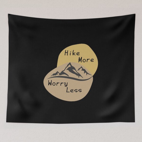 Item preview, Hike more worry less designed and sold by We Grow.