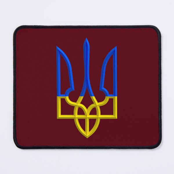Item preview, Ukraine Coat of Arms Symbol Gyrfalcon Trident Trident designed and sold by lathspell.