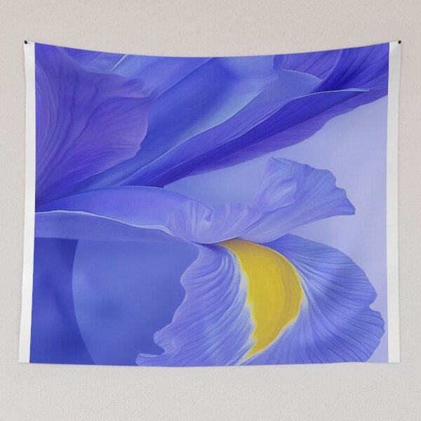 Item preview, Purple Color Flowers Decorated With Slight Yellow designed and sold by NengShop.