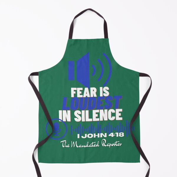 Item preview, Fear is LOUDEST in Silence - Green designed and sold by TheReporter1.