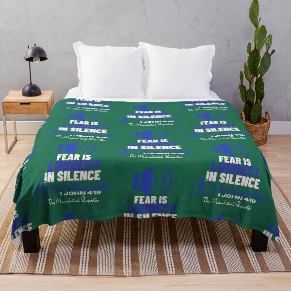 Item preview, Fear is LOUDEST in Silence - Green designed and sold by TheReporter1.