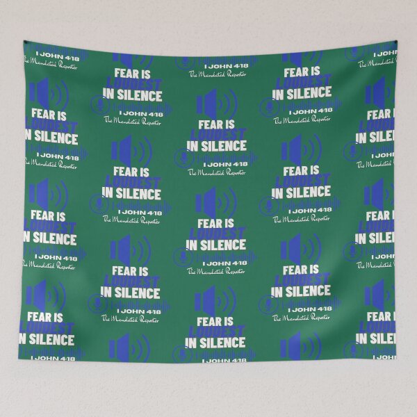 Item preview, Fear is LOUDEST in Silence - Green designed and sold by TheReporter1.