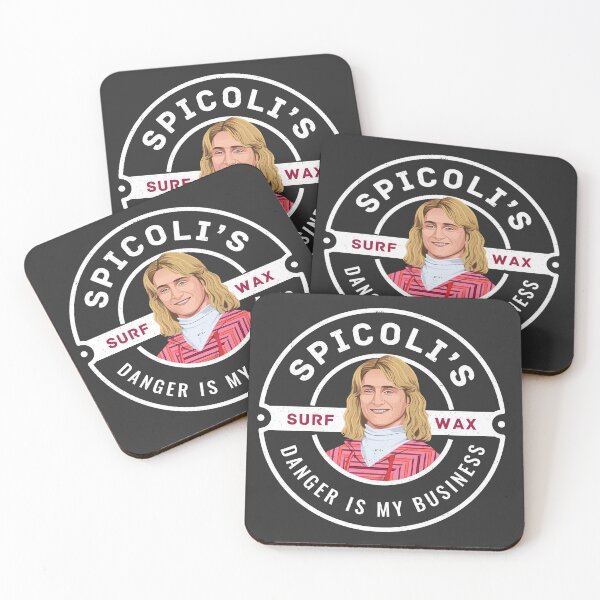 Item preview, Spicoli's Surf Wax - "Danger is my business" - vintage logo designed and sold by Primotees.