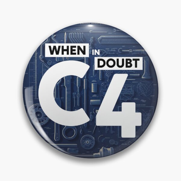 Item preview, When In Doubt C4 designed and sold by RogueDroid.