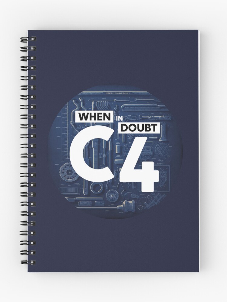 Thumbnail 1 of 3, Journal, When In Doubt C4 designed and sold by RogueDroid.