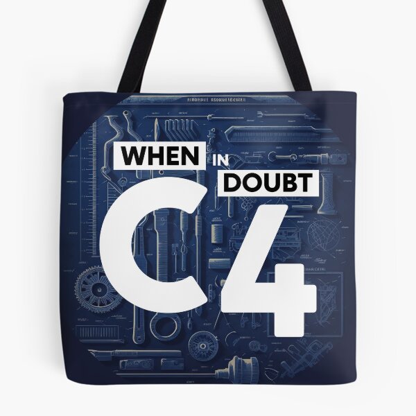 Item preview, When In Doubt C4 designed and sold by RogueDroid.