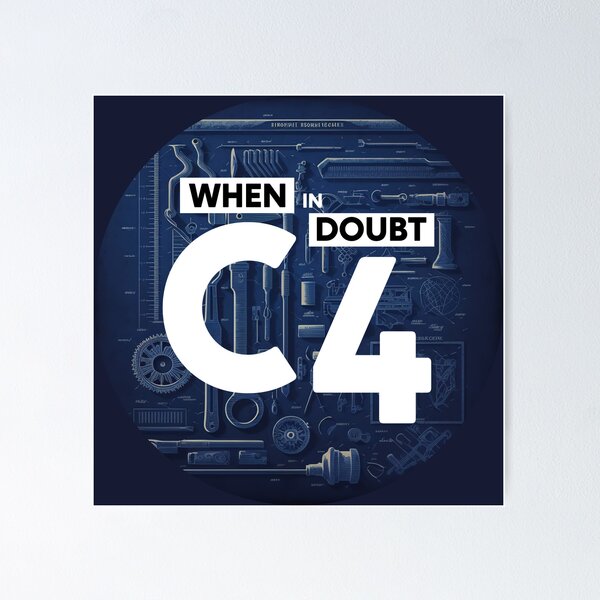Item preview, When In Doubt C4 designed and sold by RogueDroid.