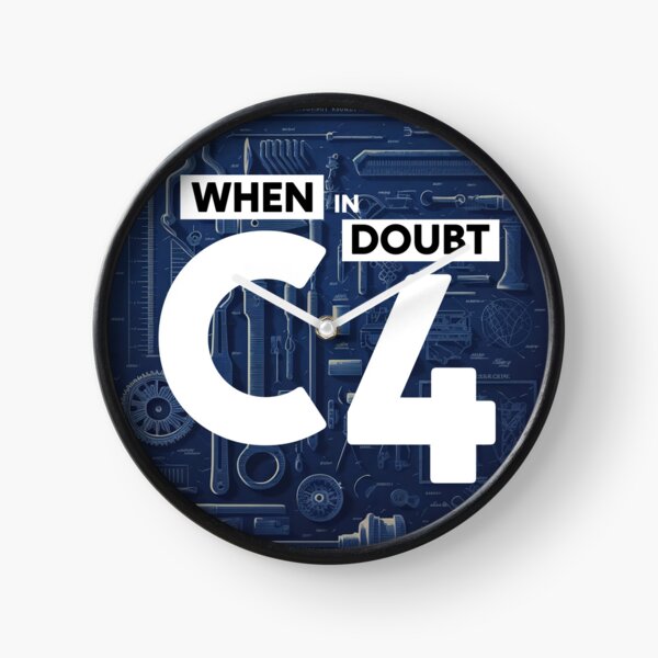 Item preview, When In Doubt C4 designed and sold by RogueDroid.